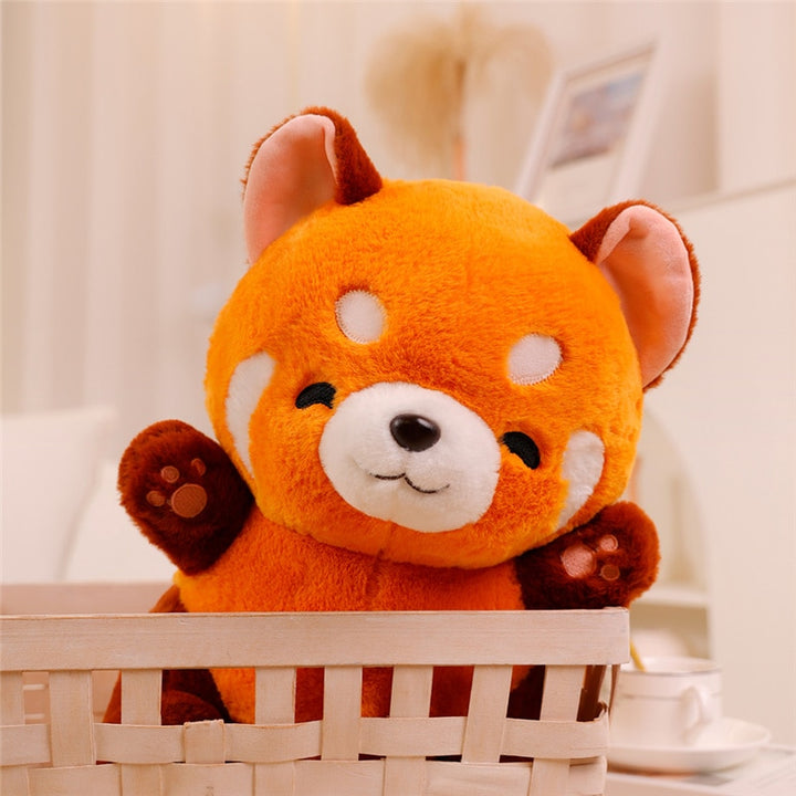 Fluffy Red Panda Plushie - Juneptune