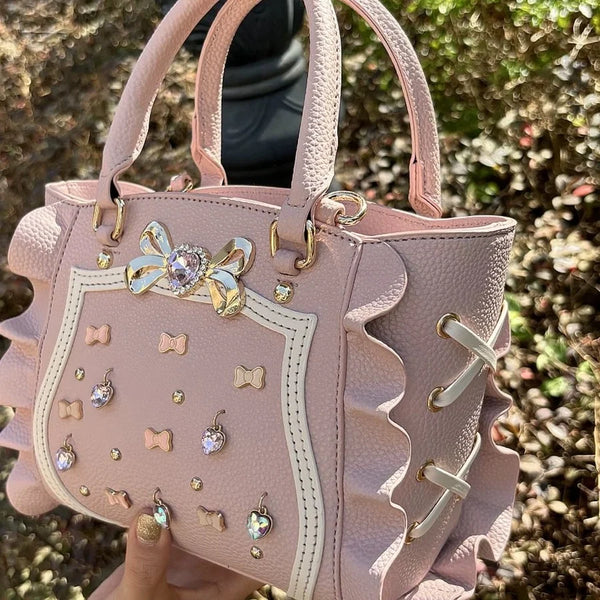 Princess Lolita Bow Charm Hand Bag