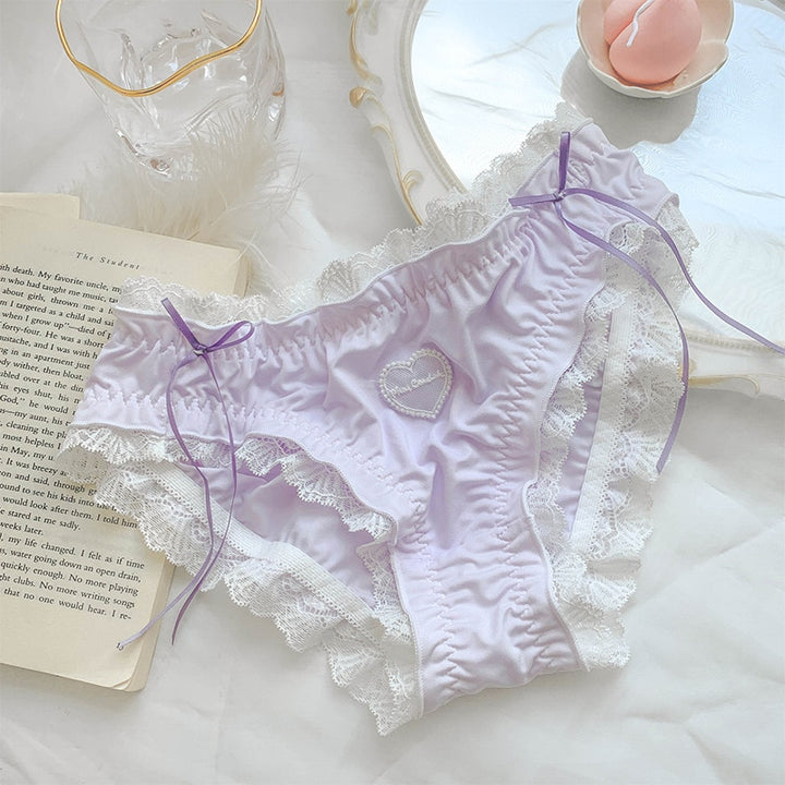 Kawaii Lolita Lace Cotton Underwear - Juneptune