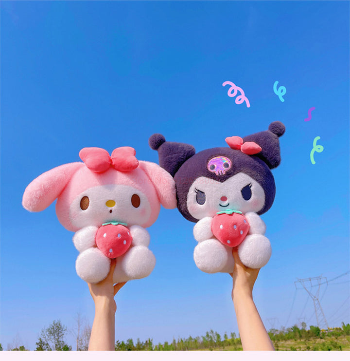 Sanrio Strawberry Kuromi & My Melody Plush - Juneptune