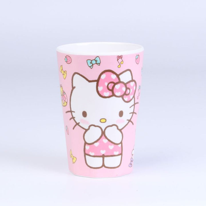 Kawaii Sanrio Pink Hello Kitty Tableware Set - Juneptune