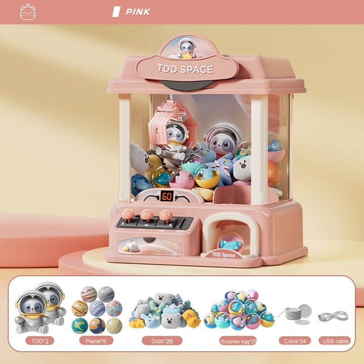 Claw Catcher Doll Machine: Interactive Coin-Operated Toy - Juneptune