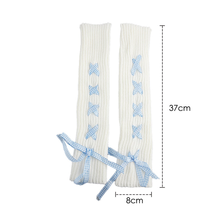 Sweet Lolita Bow Leg Warmers - Juneptune