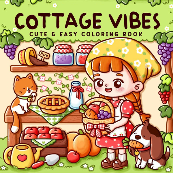 Cottage Vibes Coloring Book