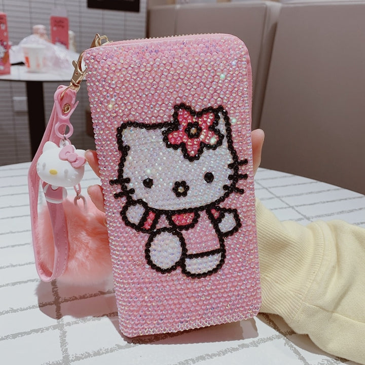 Sanrio Hello Kitty Rhinestone Wallet - Juneptune