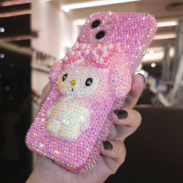 Sanrio My Melody Rhinestone iPhone Case - Juneptune