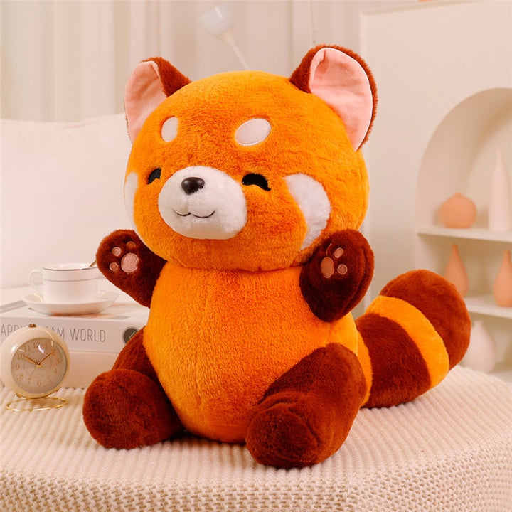 Fluffy Red Panda Plushie - Juneptune