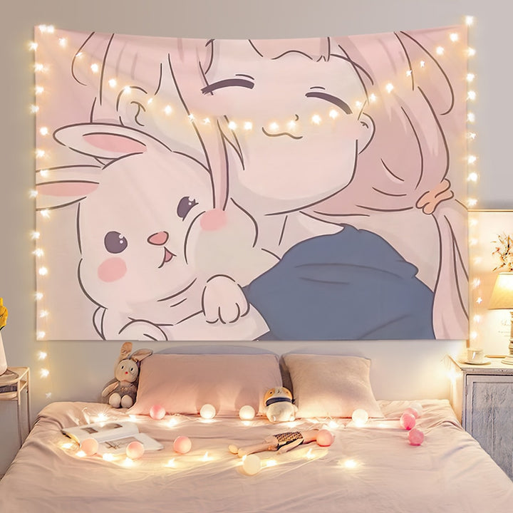 Aesthetic Anime Kawaii Tapestry - Juneptune