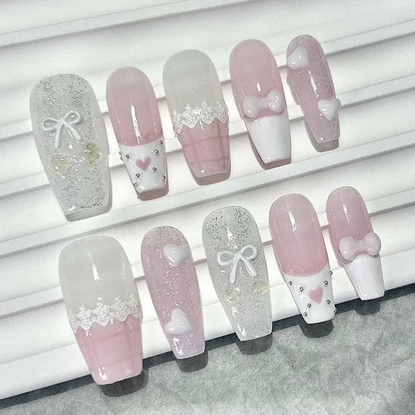 Princess Coquettecore Nails Set