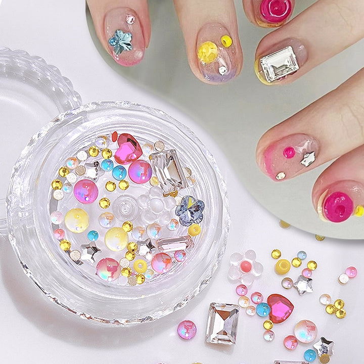 Crystal Astro DIY Nail Beads - Juneptune