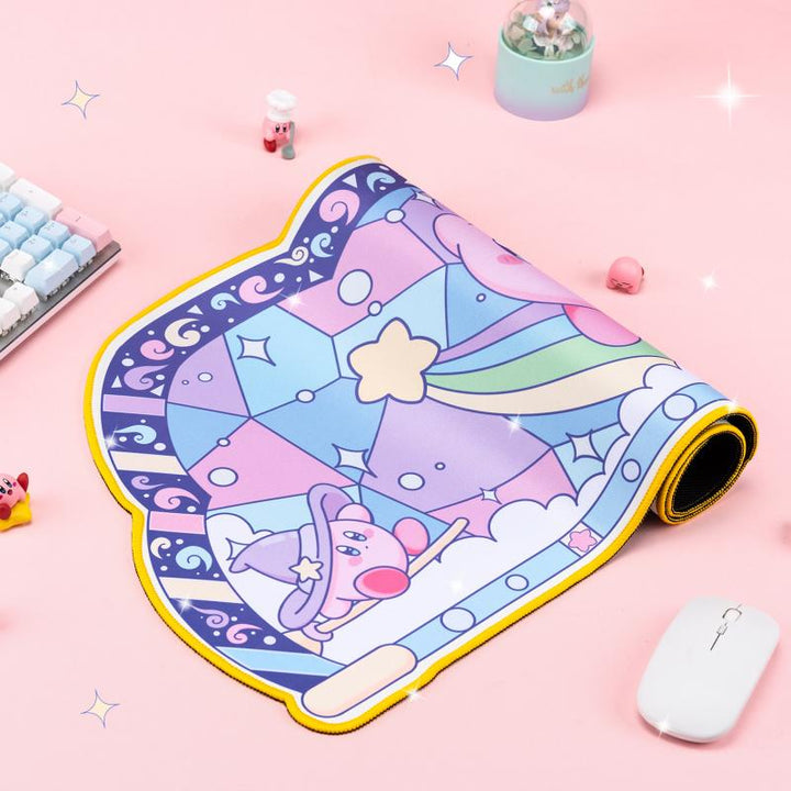 Kawaii Pink Kirby Star Mouse Pad - Juneptune