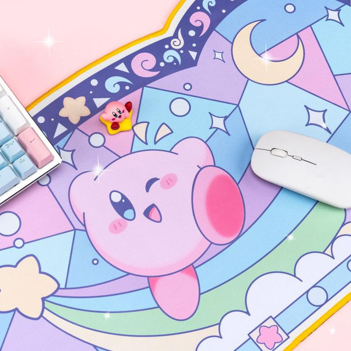 Kawaii Pink Kirby Star Mouse Pad - Juneptune