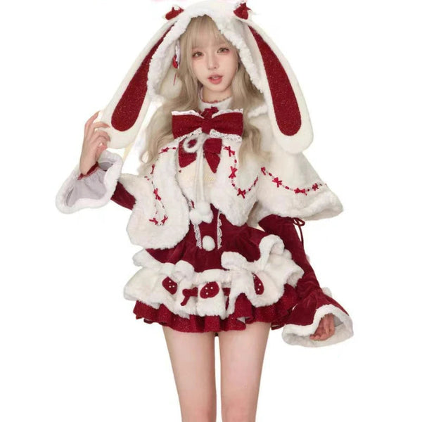 Cherry Bunny Winter Dream Outfit Set