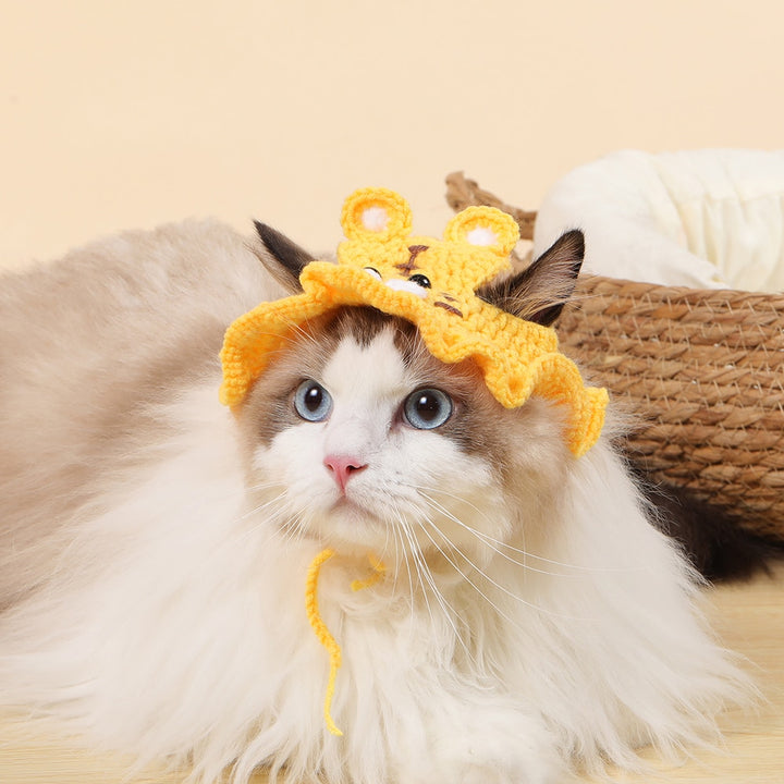 Kawaii Knitted Pet Hat - Juneptune