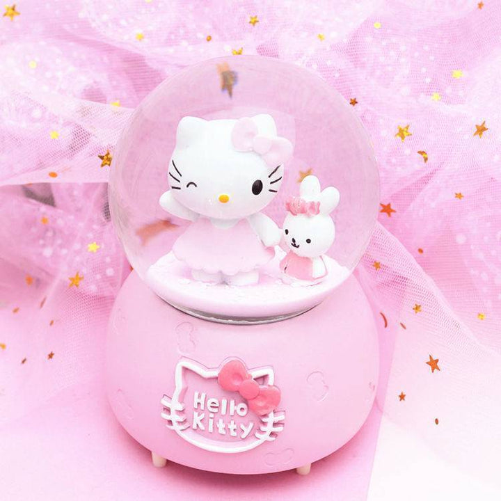 Kawai Sanrio Hello Kitty LED Crystal Music Box - Juneptune