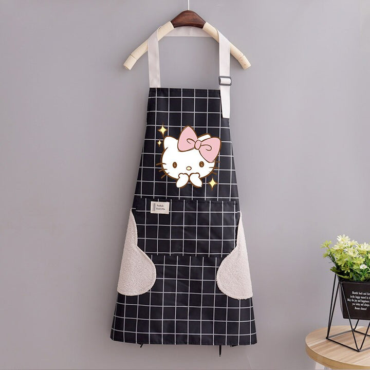 Kawaii Sanrio Hello Kitty Waterproof Apron - Juneptune