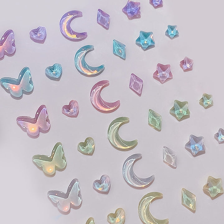 Crystal Astro DIY Nail Beads - Juneptune