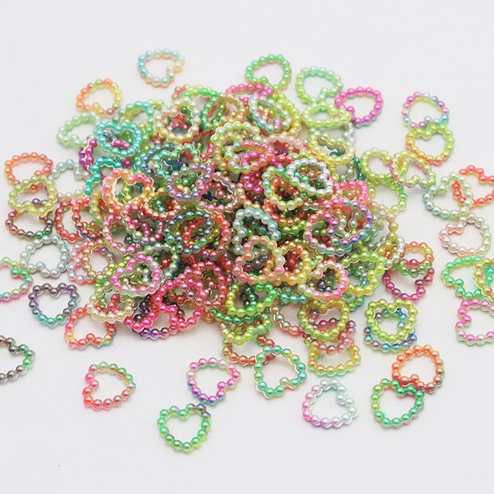 Kawaii Heart DIY Nail Beads - Juneptune