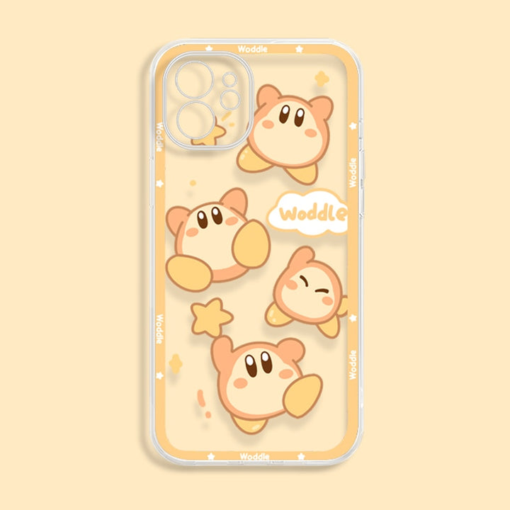 Lovely Kirby Samsung Silicone Protective Phone Case - Juneptune