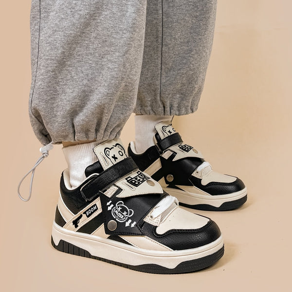 Streetwear Black Bear Chunky Shoe Sneakers - Juneptune