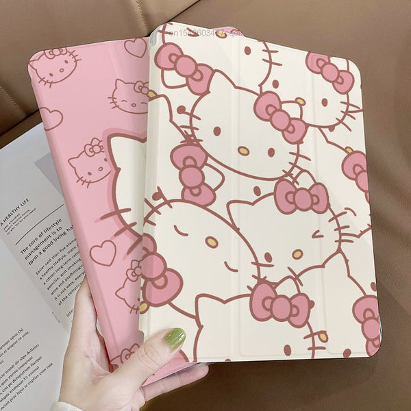 Sanrio Cute Hello Kitty Apple iPad Protective Case - Juneptune