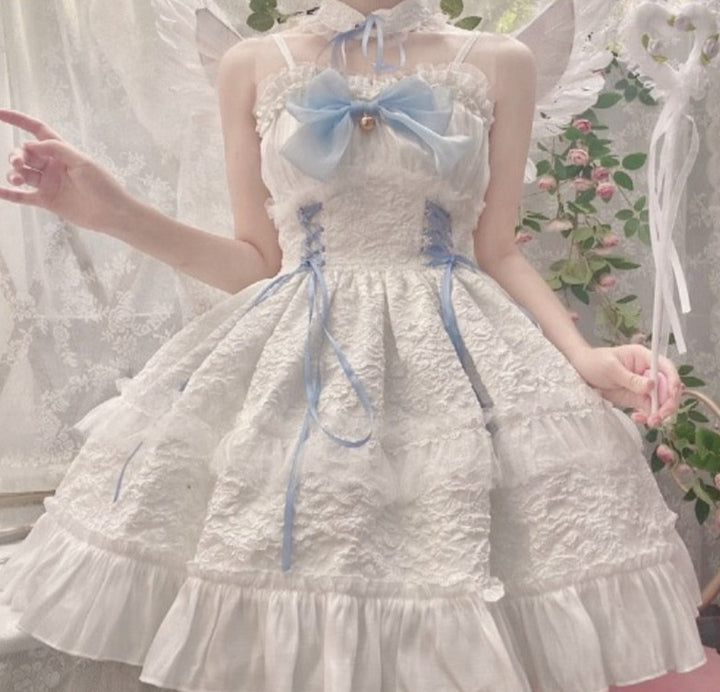 Gothic Lolita Lace Dress With Choker - Juneptune