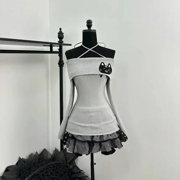 Moonlit Kitty Outfit Set