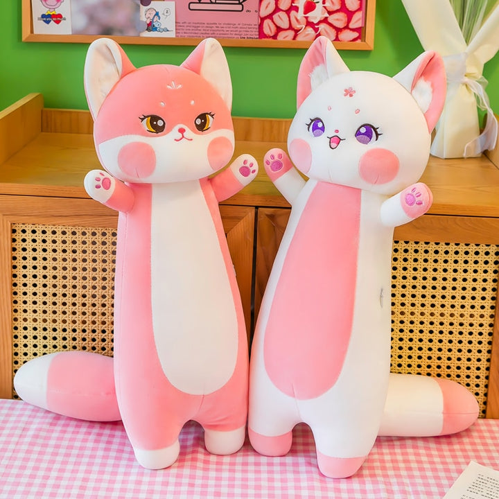 Kawaii Long Cat Plush Toy - Juneptune