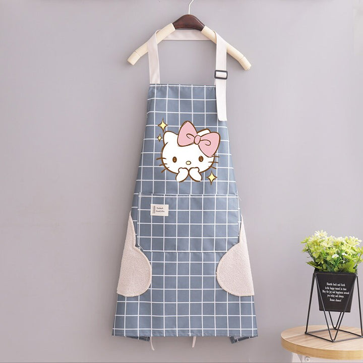 Kawaii Sanrio Hello Kitty Waterproof Apron - Juneptune