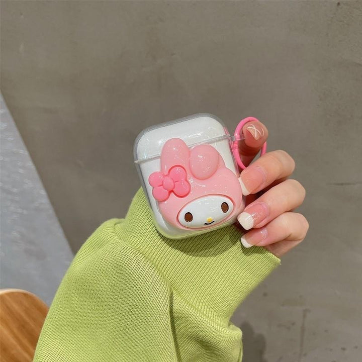 Sanrio Hello Kitty & My Melody Pink Airpods Case - Juneptune