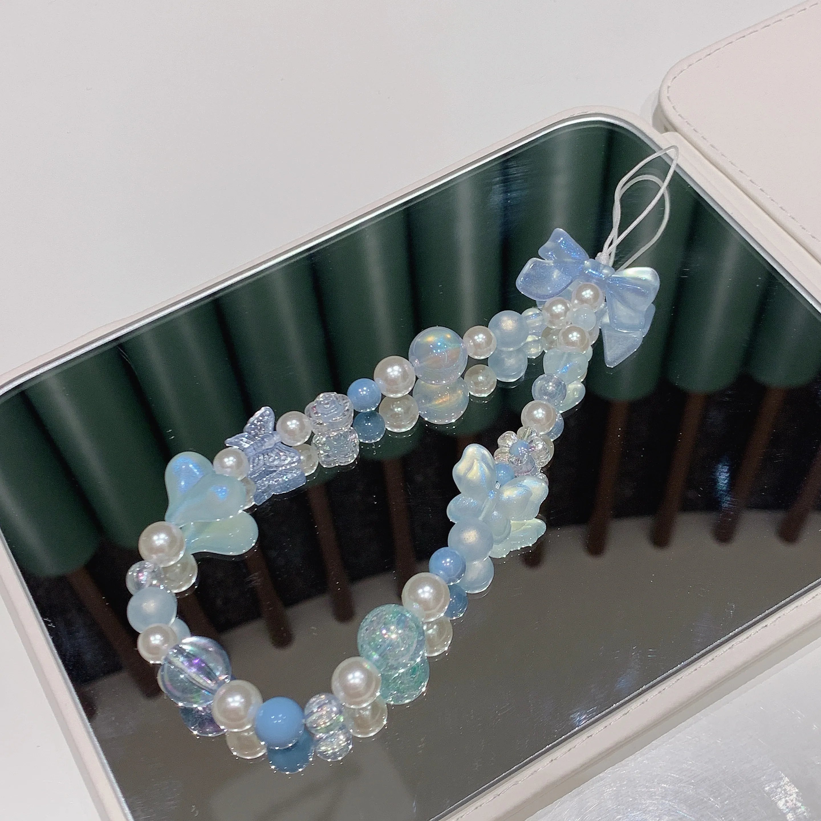 Sweet Pastel Beaded Phone Chain – Juneptune