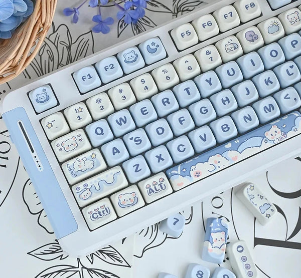 Ice Cream Puppy Custom Keycaps