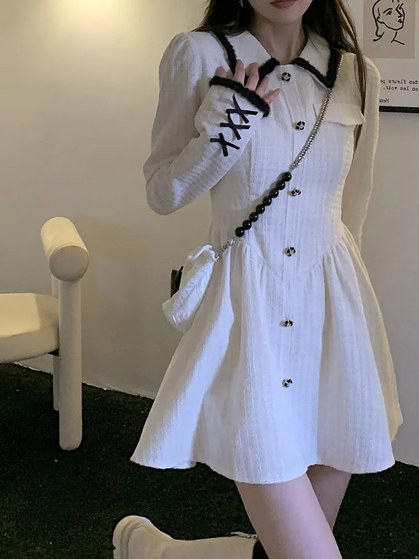 White Sailor Dress