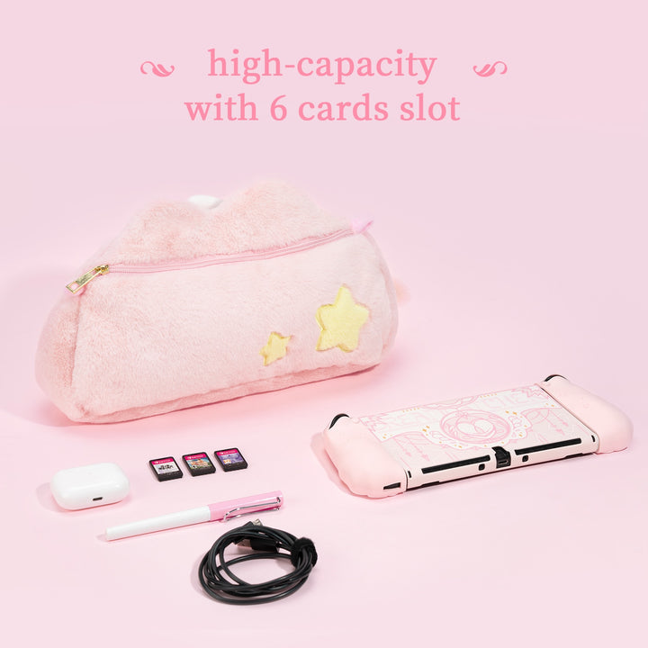 Kawaii Pink Nintendo Switch Protective Case - Juneptune