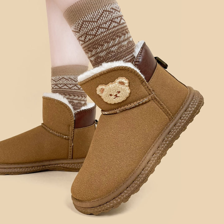 Kawaii Bear Ankle Boots - Juneptune