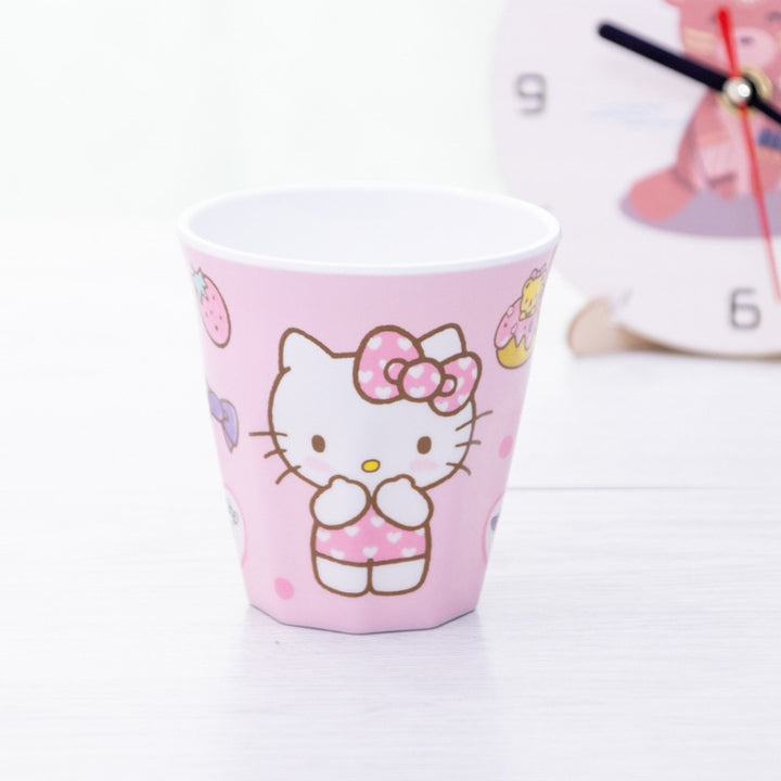 Kawaii Sanrio Pink Hello Kitty Tableware Set - Juneptune