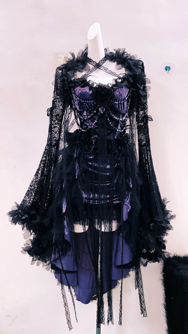 Shadow Rose Gothic Enchantress Outfit Set