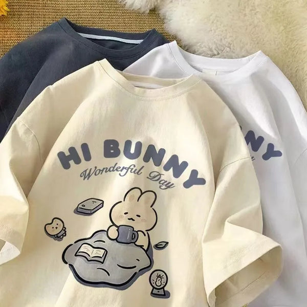 “Hi Bunny” Oversized Tee
