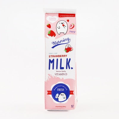 Kawaii Milk Box Pencil Case - Juneptune