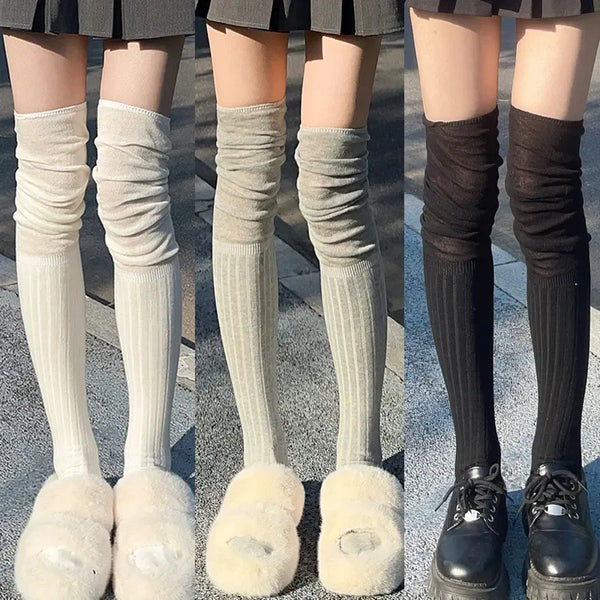 Soft Thigh High Socks