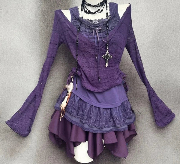 Enchanted Amethyst Witchsong Outfit Set