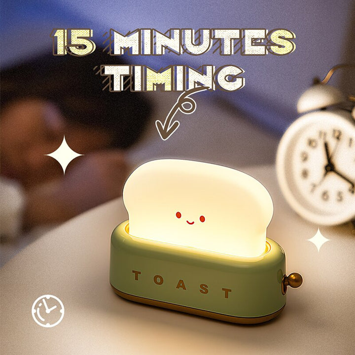 Kawaii Toast Shaped LED Night Light - Juneptune