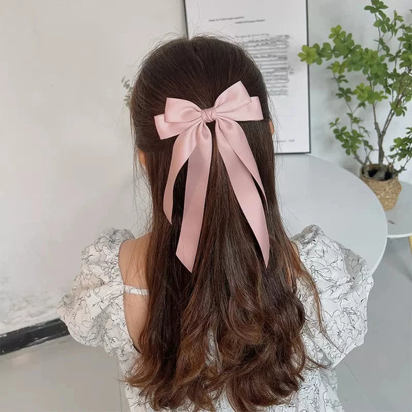 Classic Ribbon Hair Bow Clip