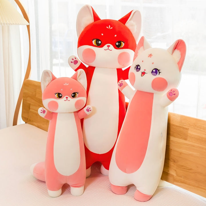 Kawaii Long Cat Plush Toy - Juneptune