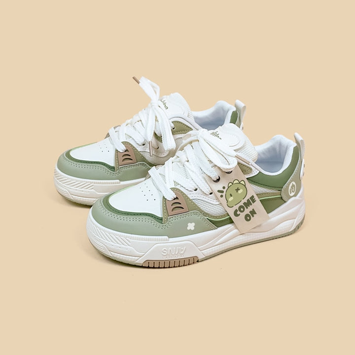 Kawaii Green Dinosaur Sneakers - Juneptune