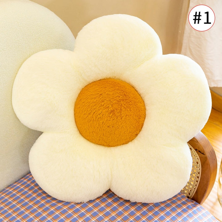 Kawaii Flower Throw Pillow Plush - Juneptune