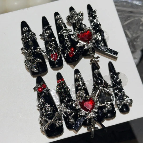 Bloody Valentine Nails Set