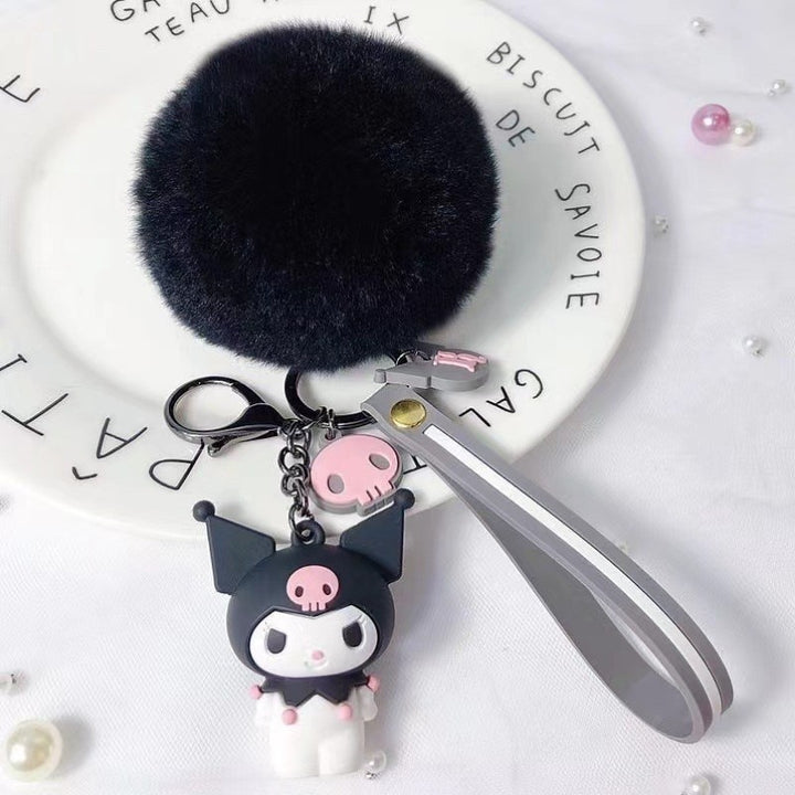 Sanrio Friends Fluffy Keychain - Juneptune