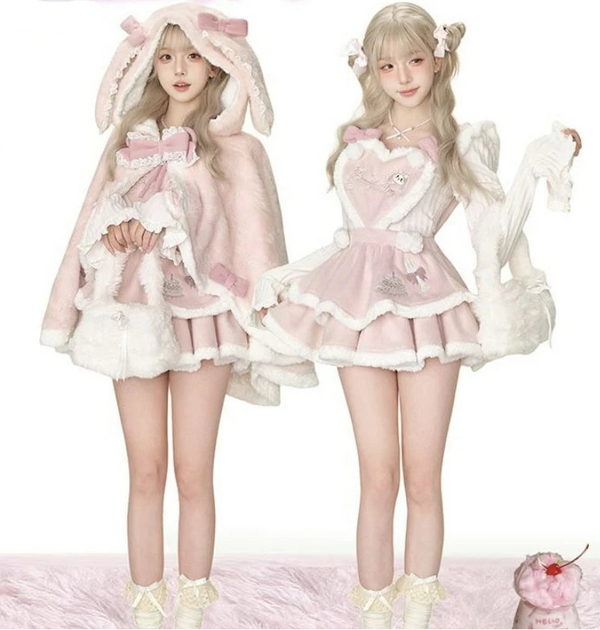 Frosted Bunny Princess Coquette Outfit Set