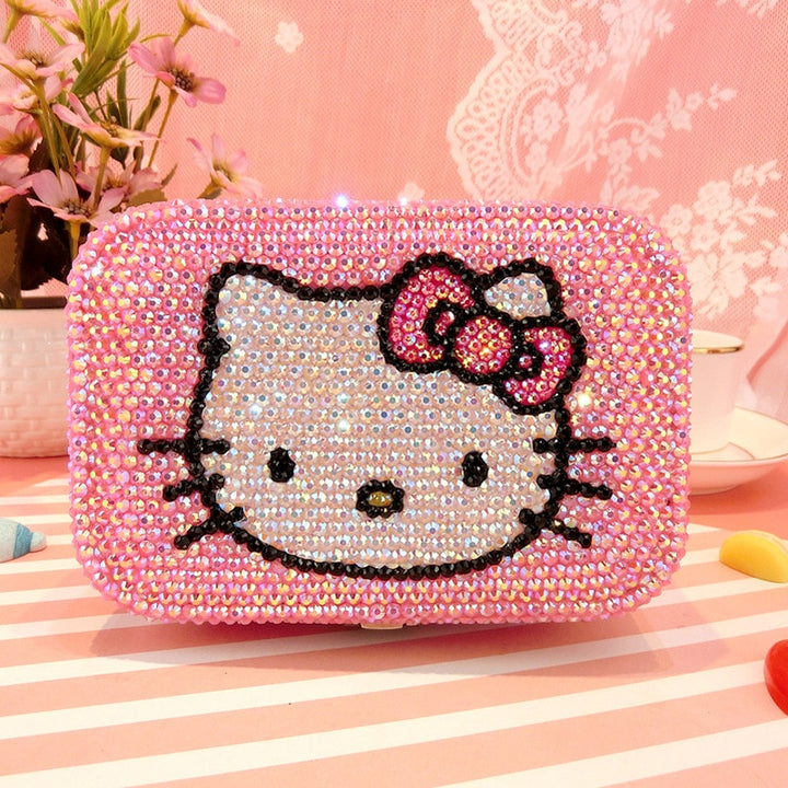 Sanrio Hello Kitty Rhinestone Jewelry Box - Juneptune